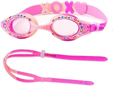 Buy YUENREE Girls Goggles Swimming Kids - Bling Swim Goggles for Girls ...