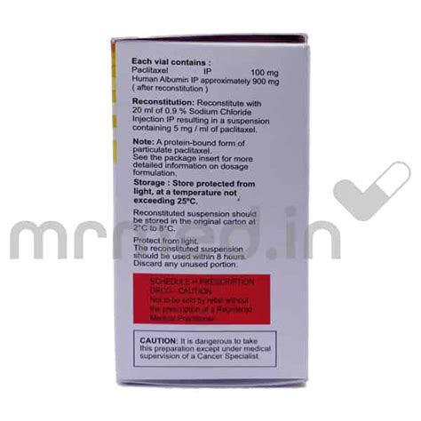 Buy Nab Altaxel 100mg Injection Online: Uses, Price, Dosage ...
