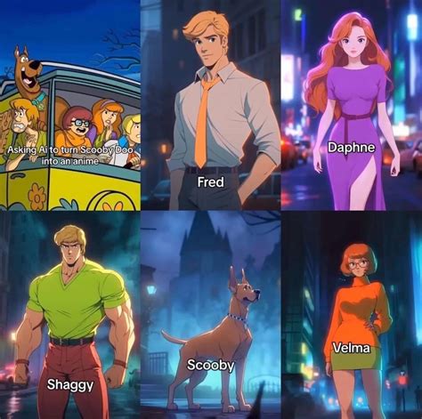 Scooby Doo in 90s anime style : r/Scoobydoo
