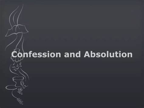 Image result for Confession Absolution