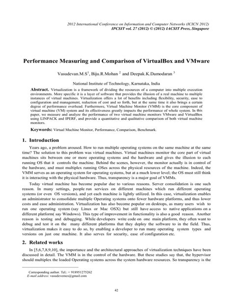 Performance VM Comparison 的图像结果