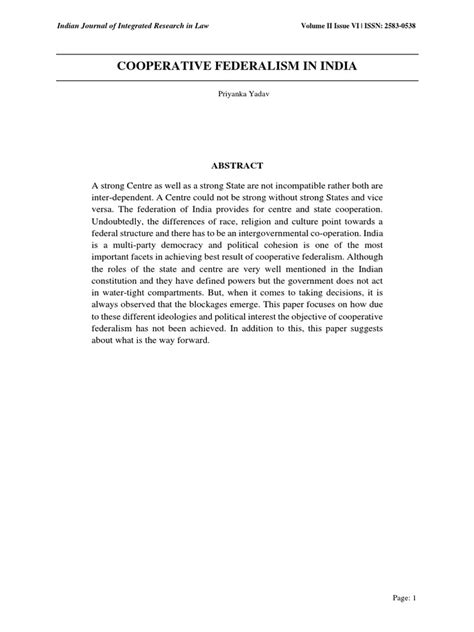 Cooperative Federalism 的图像结果