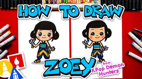 Drawing Of Zoey Kpop Demon Hunter