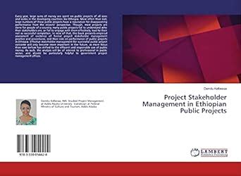 Project Stakeholder Management in Ethiopian Public Projects : Demitu ...
