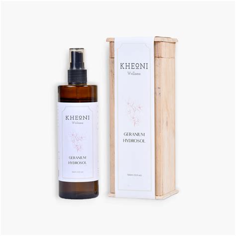 Hydrate Your Skin with KHEONI's Geranium Hydrosol