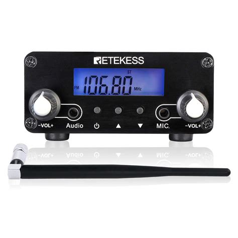 Retekess TR508 FM Transmitter for Church,FM Broadcast Transmitter,Long ...