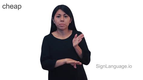 Image result for ASL Sign for Cheap