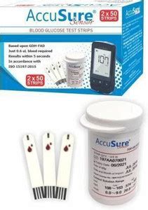 AccuSure Sensor 100 Glucometer Strips Price in India - Buy AccuSure ...
