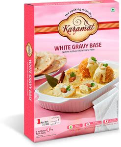 Karamat White Gravy Base (Veg, 1Kg. Mix, Upto 50* Servings), Ready to ...