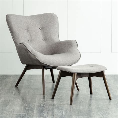 Buy Ernest Chair with Foot Stool from Home Centre at just INR 40000.0