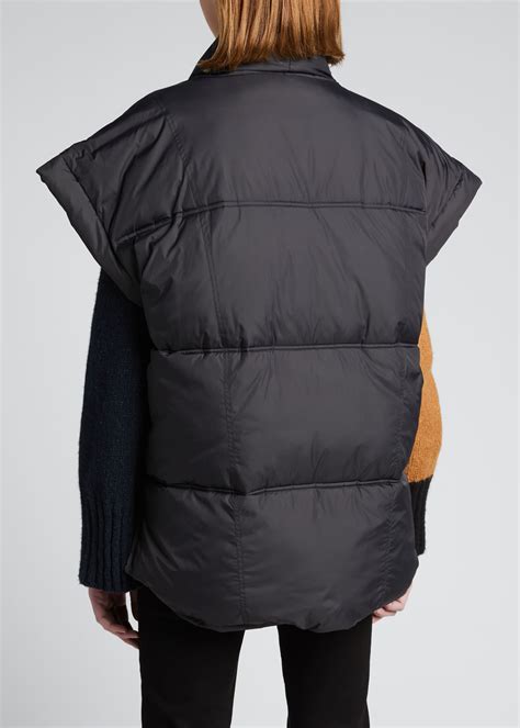 FRAME Collared Short-Sleeve Puffer Jacket - Bergdorf Goodman