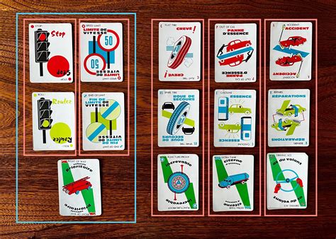 Mille Bornes French Card Game