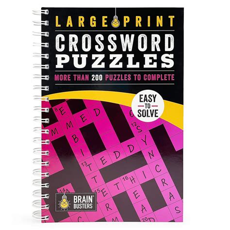 Large Print Crossword Puzzles Volume 2: 200+ Puzzles for Adults ...