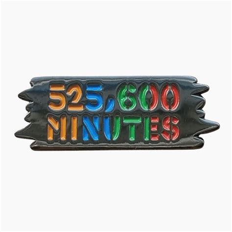 525,600 Minutes - Rent Pin - Musical Theatre Pins