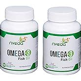 Nveda Omega-3-Fish-Oil 1000mg For Men & Women, Omega 3 fatty-acid 60 ...