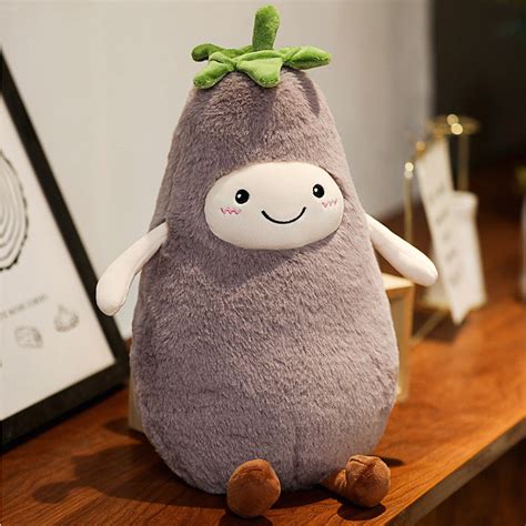 Cartoon Eggplant Figurine, Plush Toy – Sociable Weaver Nest