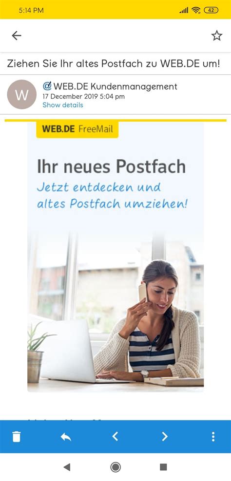 Web.de E-Mail 的图像结果