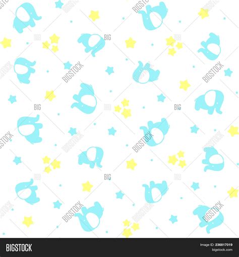 Cute Baby Boy Background Pattern