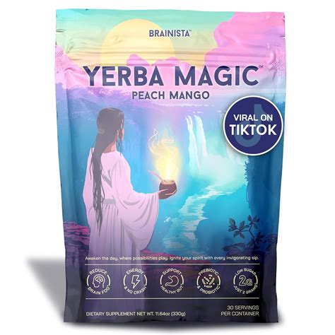 Amazon.com: Yerba Magic – Yerba Mate Tea Instant Powder Super Drink with Nootropics, Prebiotics ...