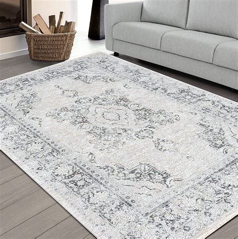 HR Area Rug Traditional Rug Fossil Vintage Floor Mat Thin and Soft Rug ...