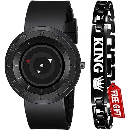 Buy Dream Villa Analog Rubbrs Strap and King Bracelet Combo Watch for ...