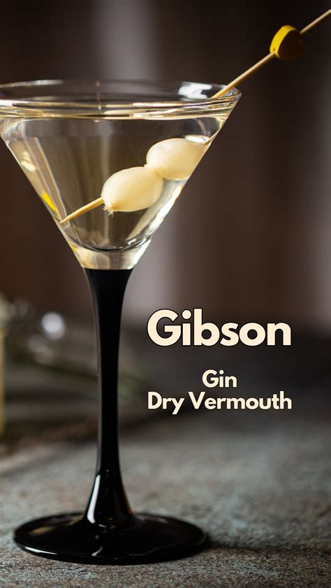 Gibson Cocktail Recipe | Recipe | Classic gin cocktails, Easy gin ...