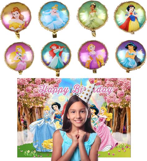 Buy Party Supplies Princess Balloons Princess Birthday Decorations ...