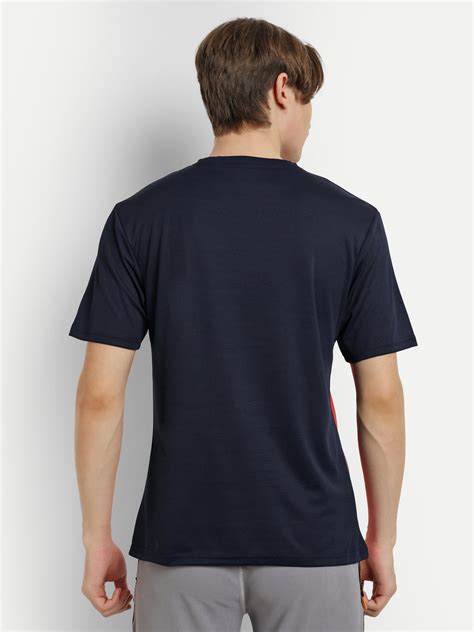 Blue with Red Badminton Tshirt – maxxspeed