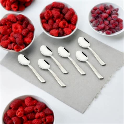 Buy FnS Rhombo Stainless Steel Tea Spoon Set - 6 Pcs