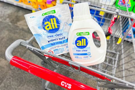 Stock Up on all® free clear Laundry Detergent at CVS - The Krazy Coupon ...
