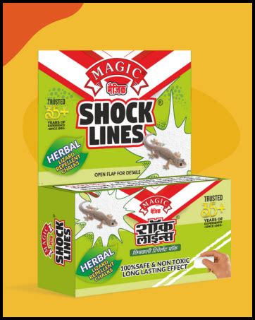 Magic Shockline Lizard Repellent Chalk, 250g (Pack of 6) - Safe ...