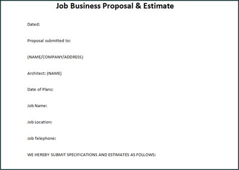 Business Proposal Examples 的图像结果