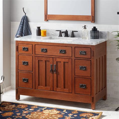 Craftsman Bathroom Cabinets