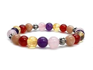 Buy ASTROGHAR Men's and Women's Real Citrine Rose Quartz Amethyst ...