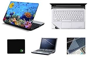 StickerKing 5in1 Laptop Accessories Combo 15.6 Inch Sea Effect Laptop ...