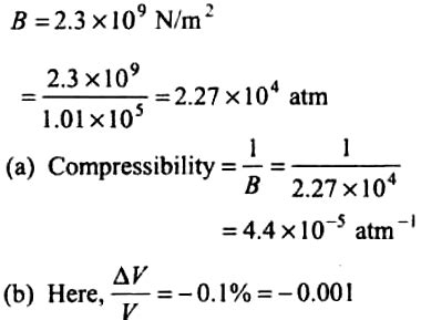 Image result for Bulk Modulus of Water Application