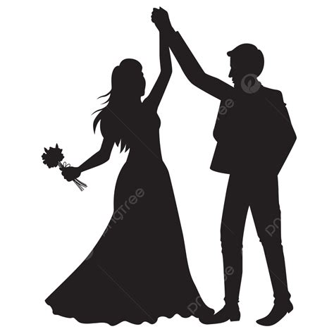 Bride And Groom Dancing Silhouette Bride And Groom Dancing Silhouette
