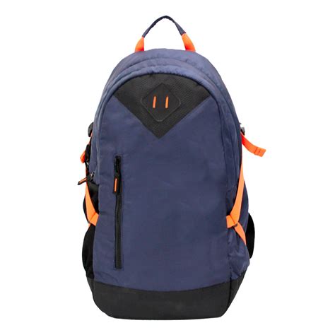 Unisex Navy Blue Solid Backpack – creaworldwide