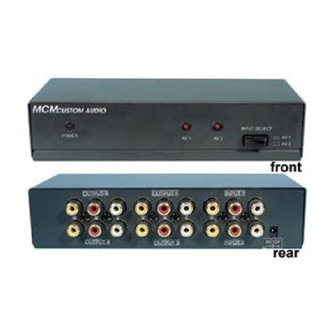 MCM Custom Audio 30-1376 Composite Video and L/R RCA Audio Distribution ...