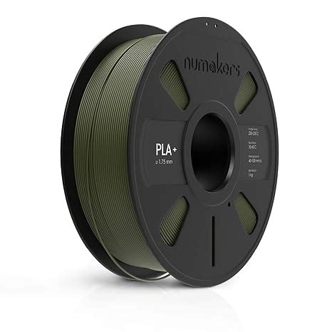 NUMAKERS PLA+ 3D Printer Filament, 1.75mm, Dimensional Accuracy +/- 0. ...