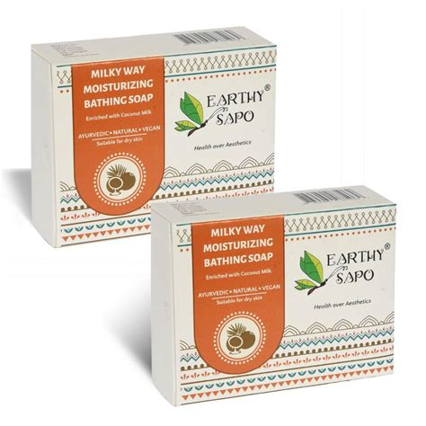 Buy Earthy Sapo Handmade Milky Way Moisturizing Bathing Soap (coconut ...