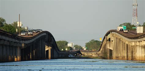 The Atchafalaya Basin bridge is one of the longest in the world, more ...