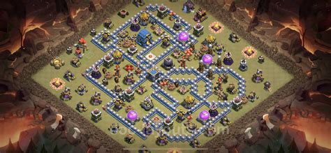 Best War Base TH12 with Link, Hybrid - Town Hall Level 12 CWL Base Copy ...