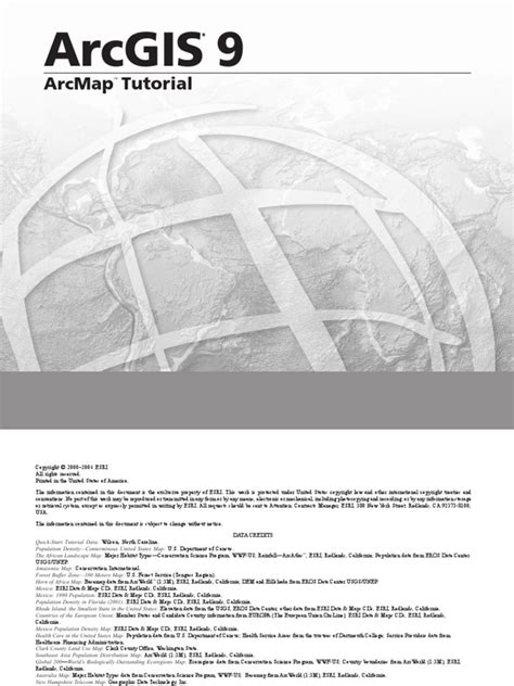 ArcMap Tutorial for Beginners 的图像结果