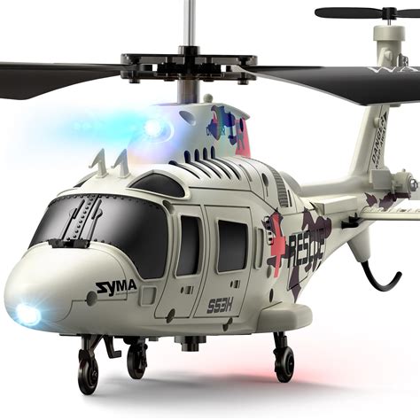 Amazon.com: SYMA Remote Control Helicopter - S53H Rescue RC Helicopters with Upgraded Protection ...