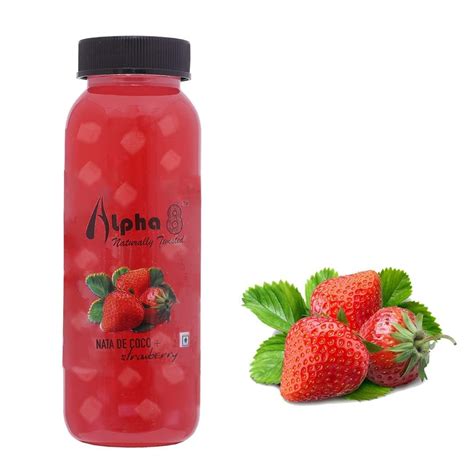 ALPHA 8 Fruit Juice Infused with Nata de Coco - Natural Energizer ...
