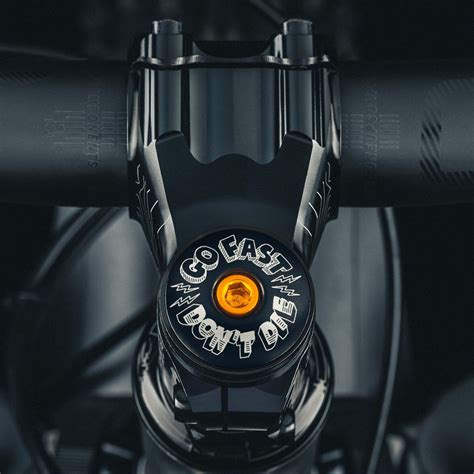 Go Fast Don't Die x Dispatch Custom Bicycle Headset Cap - Dispatch Bike