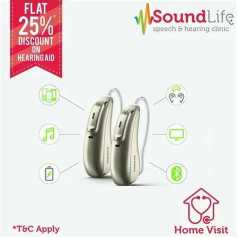 Phonak RIC Hearing Aids - Audeo M70-R Nursing Homes / Clinics ...