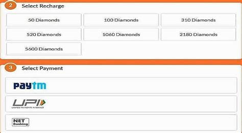 How to top-up Free Fire Diamonds in January 2021: Step-by-step guide ...