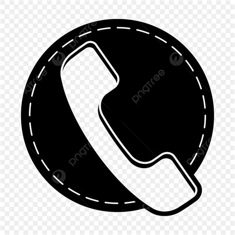Cell Phone Tower Silhouette Vector PNG, Black Phone Icon, Phone, Call ...